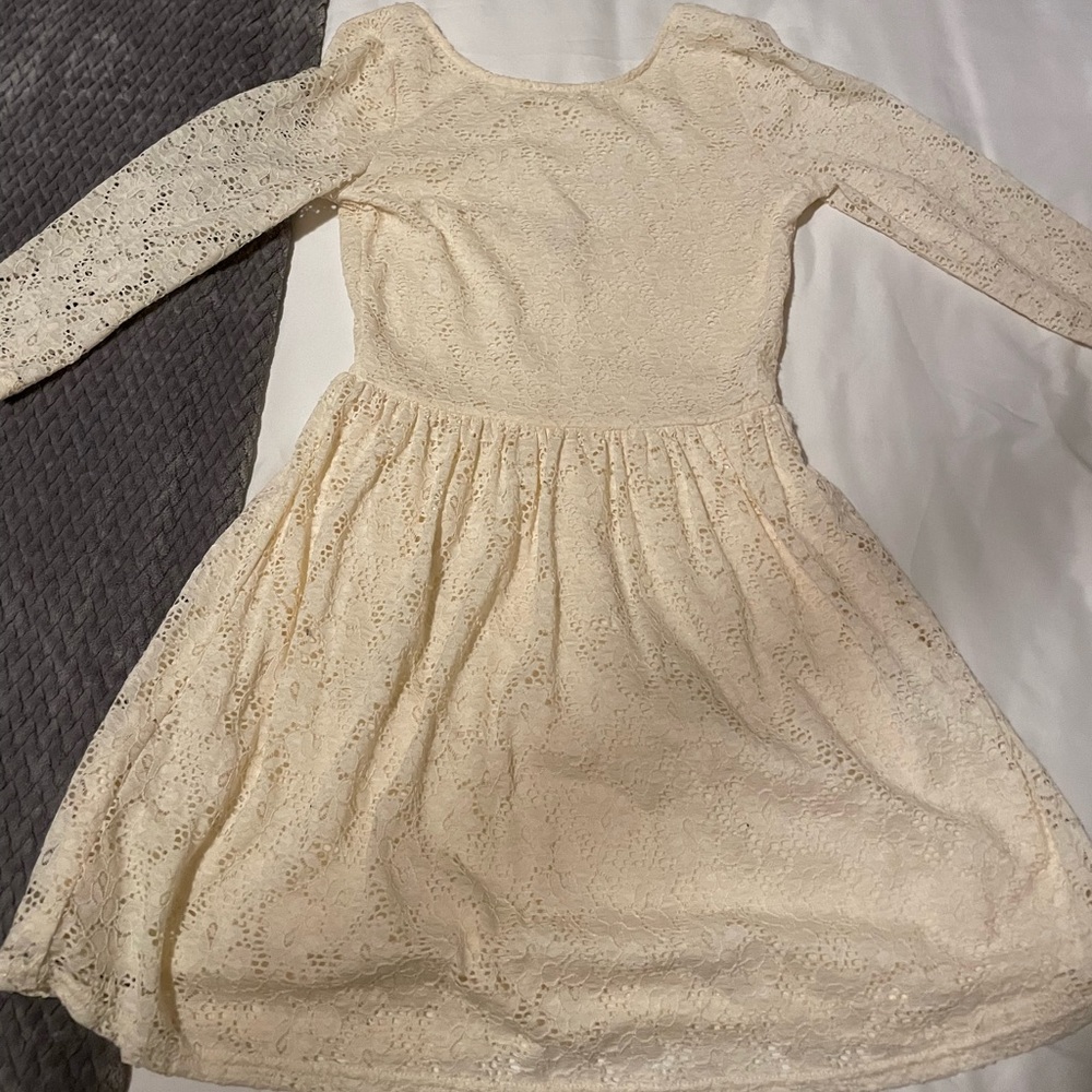 Cream dress, size small